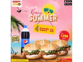 Krispy2Go Krazy Summer Deal For Rs.1299/-